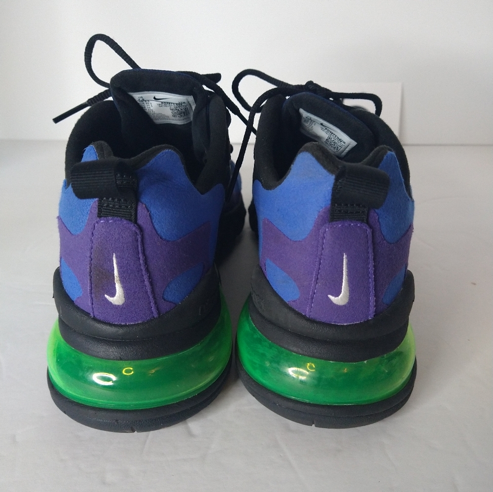 Nike Air Max 270 React “Heavy Metal” Youth Size 7.5 Running Basketball Sneakers - Picture 4 of 10